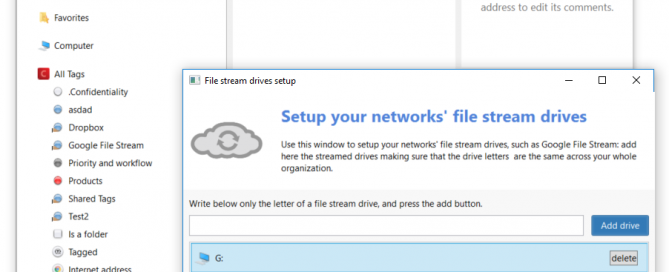 Tag files on Google Drive